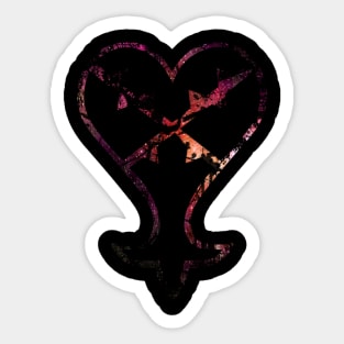 Heartless galaxy grunge Sticker